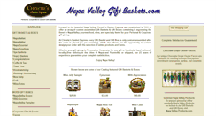 Desktop Screenshot of napavalleygiftbaskets.com