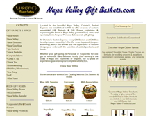 Tablet Screenshot of napavalleygiftbaskets.com
